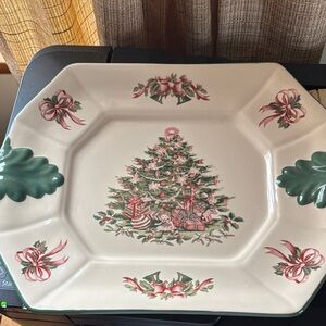 Festive Christmas Tree Platter